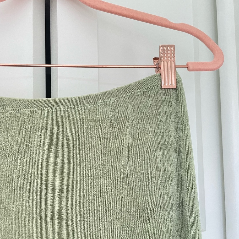 HARRIETTE MAXI SKIRT SAGE - US 4